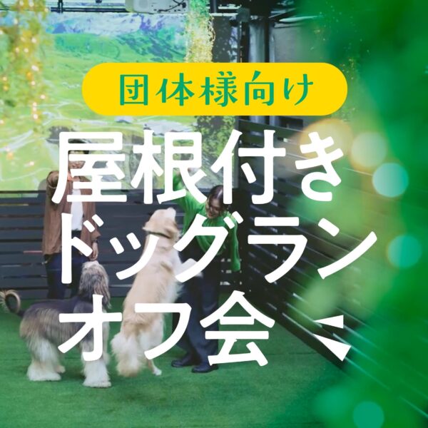 屋根付きドッグラン貸し切りオフ会 （団体様向け）